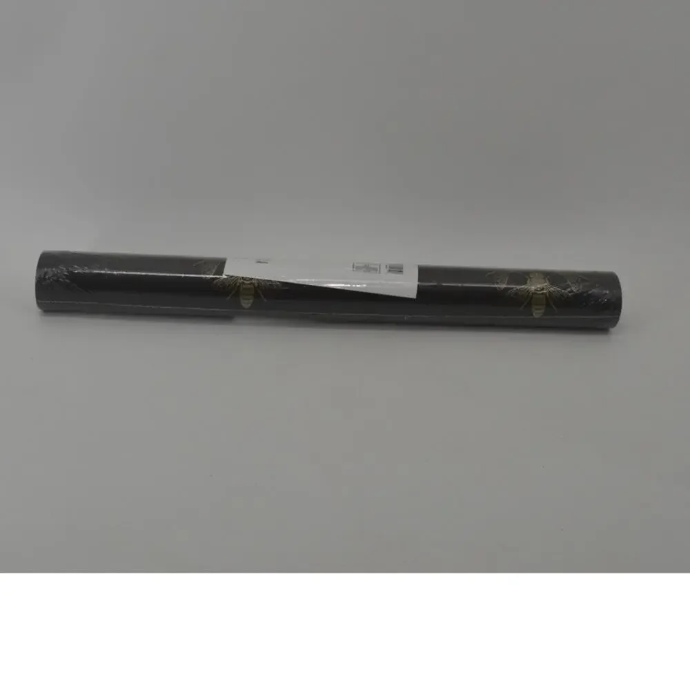 York Wall Honey Bee Gray Wall Paper ON1642 Gold Black 1 Roll